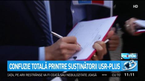 Confuzie totală printre susţinătorii USR-PLUS