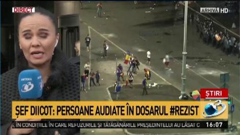 Șef DIICOT: Persoane audiate &icirc;n dosarul #Rezist
