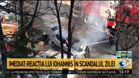 Atac &icirc;n stil mafiot l&acirc;ngă Timişoara. O maşină de lux a fost incendiată