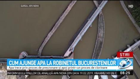 Imagini exclusive cu traseul apei din Capitală. Cum ajunge apa la robinetul bucureştenilor