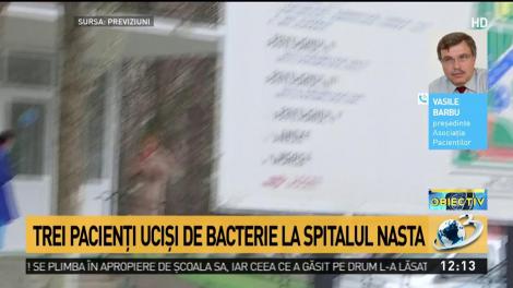 Trei pacienţi ucişi de bacterie la spitalul Mariua Nasta