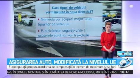 Asigurarea auto, modificată la nivelul UE