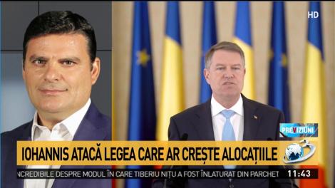 Radu Tudor, despre declaraţiile preşedintelui Klaus Iohannis