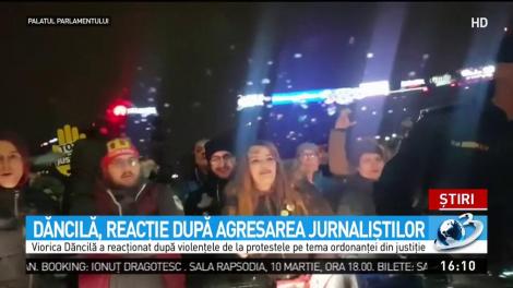 Reacţia Vioricăi Dăncilă după agresarea jurnaliştilor
