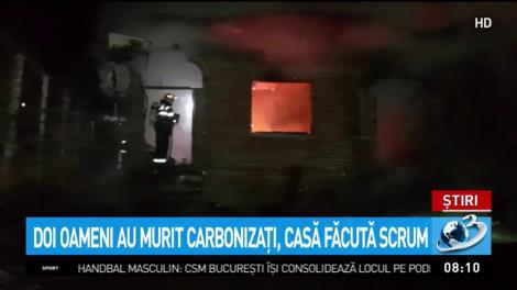 Incendiu cumplit &icirc;n judeţul Olt. Doi oameni au murit carbonizați