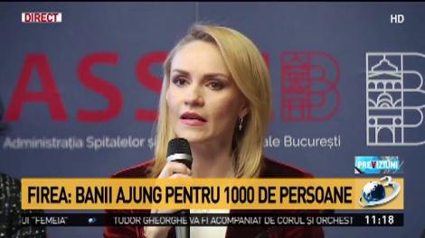 Gabriela Firea intervine în scandalul medicilor falși. „Nu sunt medici falși în spitalale care aparțin de Primăria Capitalei”