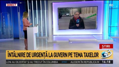 &Icirc;nt&acirc;lnire de urgenţă la Guvern pe tema taxelor