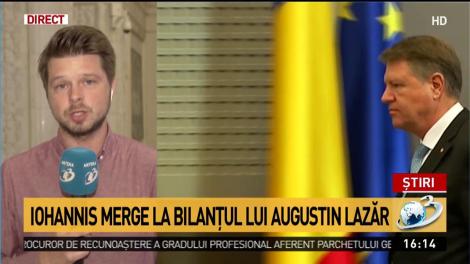 Iohannis merge la bilanţul lui Augustin Lazăr