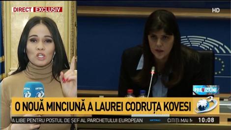 Iese la iveală o nouă minciună a Laurei Codruța Kovesi