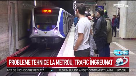 Probleme tehnice la metrou, pe mai multe magistrale