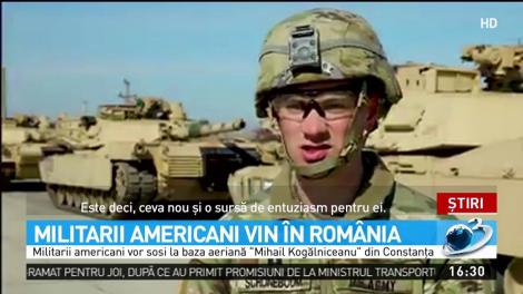 Militarii americani vin în România