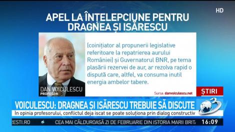 Voiculescu: Războiul instituţional trebuie evitat