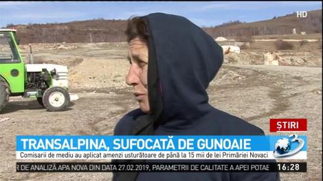 Transaplina, sufocată de gunoaie