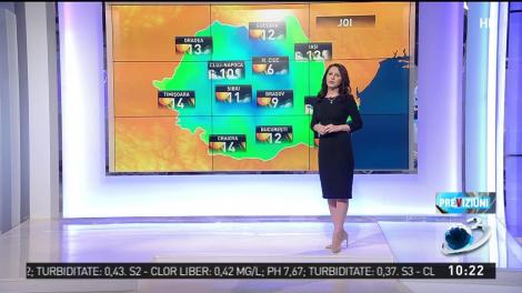 Vreme caldă, mai ales &icirc;n zona Moldovei unde temperaturile vor marca o creștere semnificativă față de ziua precedentă