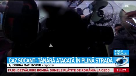 Caz şocant. T&acirc;nără atacată &icirc;n plină stradă