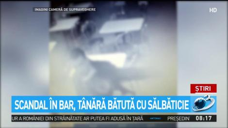 Scene violente &icirc;ntr-un bar din Suceava! Un bărbat a snopit &icirc;n bătaie o t&acirc;nără de 31 de ani