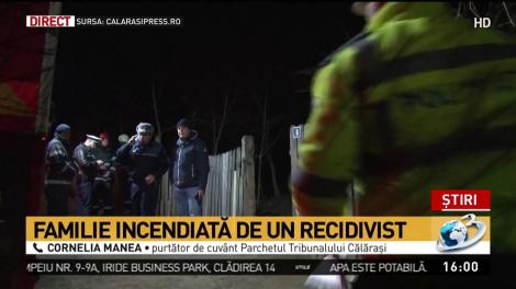 Caz grav: Familie incendiată de un revcidivist