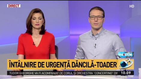 &Icirc;nt&acirc;lnire de urgență &icirc;ntre Tudorel Tudorel și premierul Dăncilă