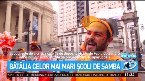 Bătălia celor mai mari şcoli de samba din Brazilia