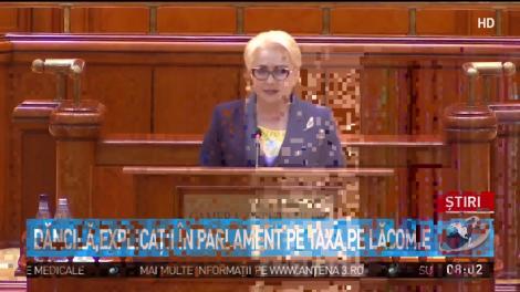 Viorica Dăncilă, chemată în Parlament pentru a da explicații despre taxa pe lăcomie