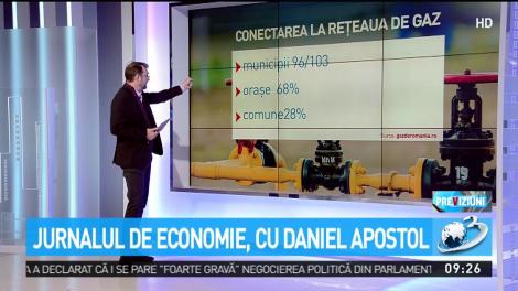 Jurnalul de economie, cu Daniel Apostol. Câţi români beneficiază de resursele bogate de energie de care dispune România