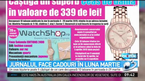 Jurnalul face cadouri &icirc;n luna martie