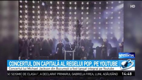 Concertul din Capitală al lui Michael Jackson, pe Youtube