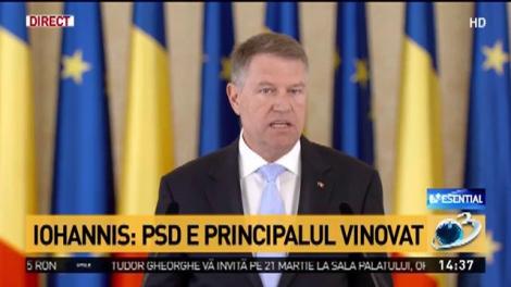 Iohannis: Voi retrimite bugetul la Parlament