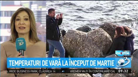Temperaturi de vară la &icirc;nceput de martie