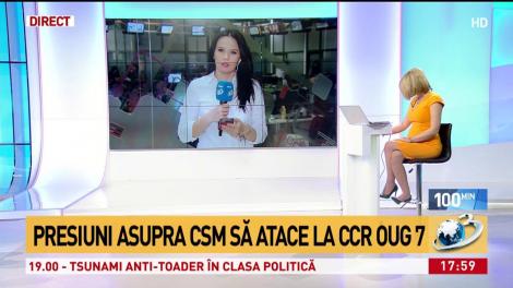 Nouă mișcare &icirc;mpotriva ordonanței lui Tudorel Toader. Presiuni asupra CSM să atace la CCR OUG 7