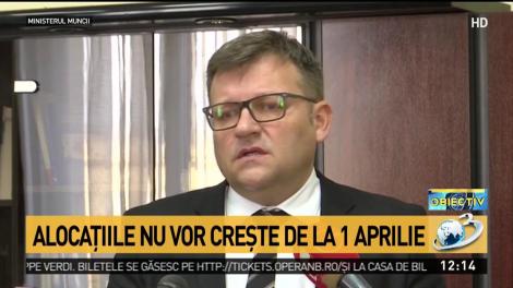 Vești dezastruoase pentru milioane de părinți! Alocaţiile nu vor creşte de la 1 aprilie! Care este anunțul făcut de Ministrul  Muncii