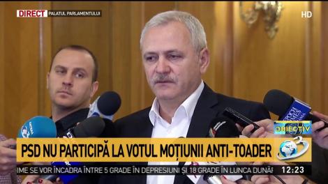 Dragnea: Voi discuta cu Dăncilă despre Toader