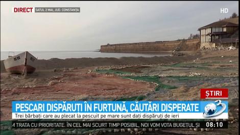 Alertă pe mare! Trei pescari au dispărut &icirc;n larg