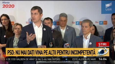 PSD, mesaj pentru USR şi PLUS: Să înceteze să mai dea vina pe alții pentru propria lor incompetență