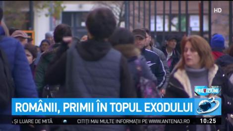Rom&acirc;nii, primii &icirc;n topul exodului
