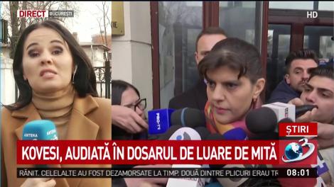Kovesi, audiată &icirc;n dosarul de luare de mită