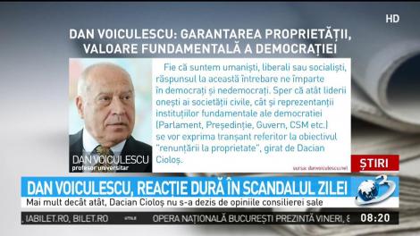 Dan Voiulescu, reacţie în scandalul zilei