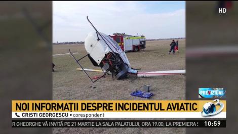 Noi informaţii despre incidentul aviatic