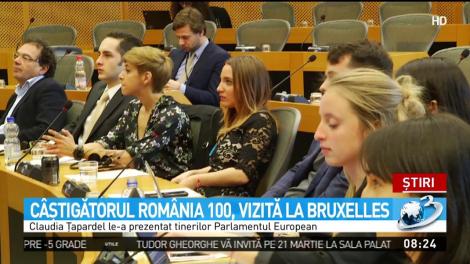 Câştigătorul România 100, vizită la Bruxelles