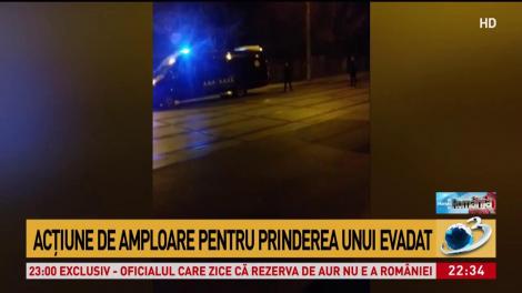 Actiune de amploare pentru prinderea unui evadat