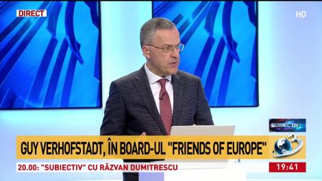 Guy Verhofstadt, în board-ul ”Friends of Europe”