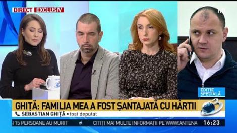Sebastian Ghiță: Familia mea a fost amenințată și șantajată