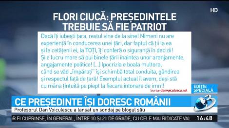 Ce președinte &icirc;și doresc rom&acirc;nii