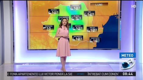 Temperaturi mai scăzute &icirc;n jumătatea de Nord a țării