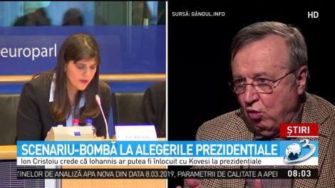 Ion Cristoiu: Președintele Klaus Iohannis ar putea fi înlocuit chiar de Kovesi