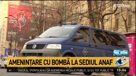 Amenințare cu bombă la sediul ANAF
