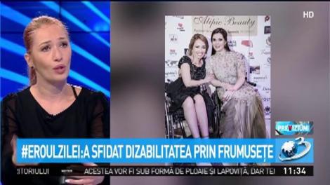 Monalisa Munteanu a sfidat dizabilitatea prin frumusețe