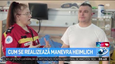Sfat de sănătate. Tehnici de prim-ajutor &icirc;n cazul &icirc;n care ne &icirc;necăm cu m&acirc;ncare