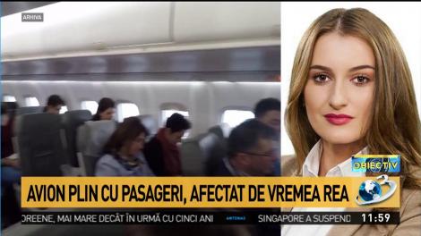 Avion plin cu pasageri, afectat de condițiile meteo nefavorabile. Aeronava a fost redirecționată spre Cluj