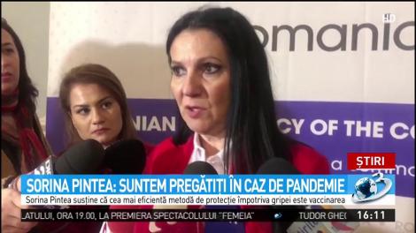 Sorina Pintea: Suntem pregătiţi &icirc;n caz de pandemie
